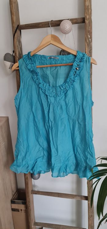 Débardeur en soie DDP taille 40 L