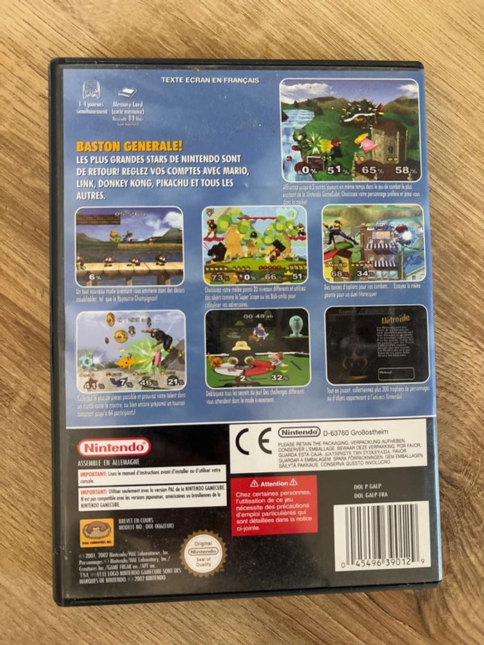 Jeu super smash bros.Melee pour Gamecube - photo numéro 2