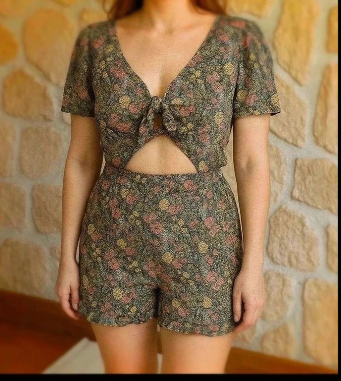 Combi short Fleurie Évasée – Bizzbee EcoVero