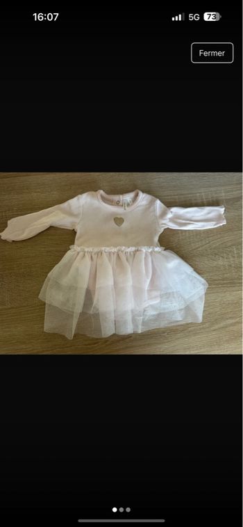Robe rose tutu