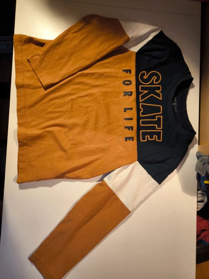 Haut longue manches moutarde - photo numéro 2