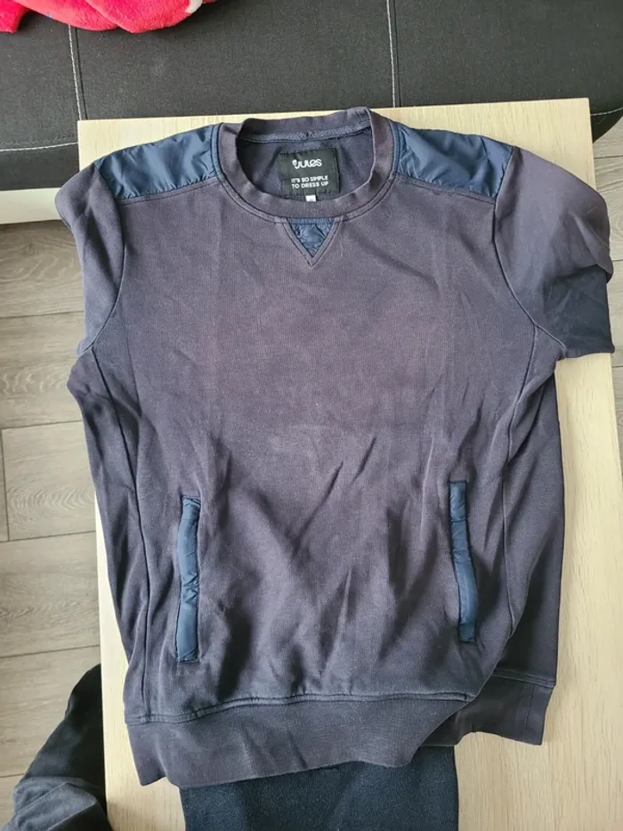 Lot 2 pulls Jules taille M bleu marine - photo numéro 5