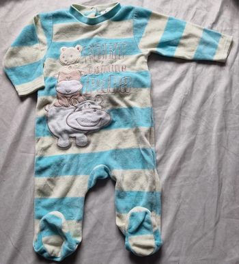 Pyjama velours 6 mois