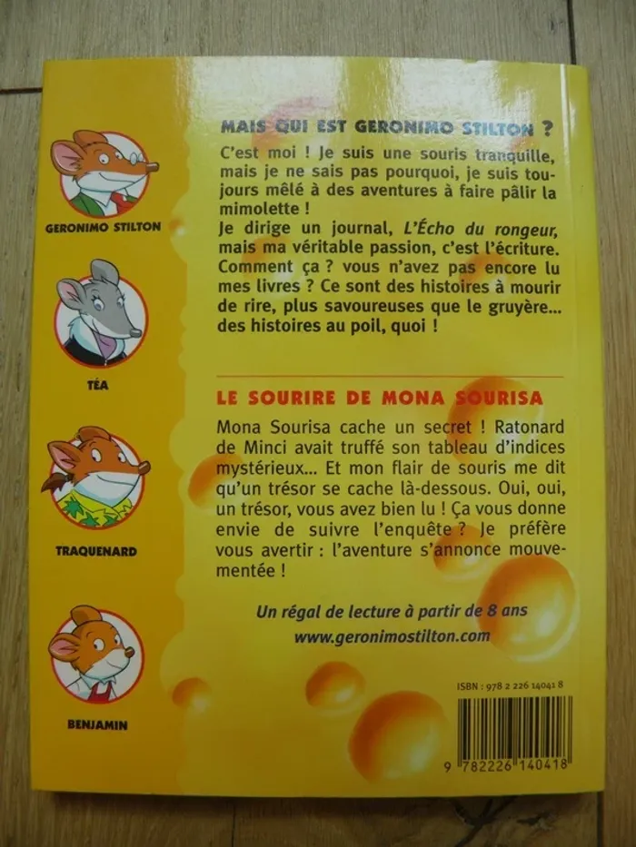 Lot 4 Romans Géronimo Stilton (Géronimo Stilton) NEUF - photo numéro 5