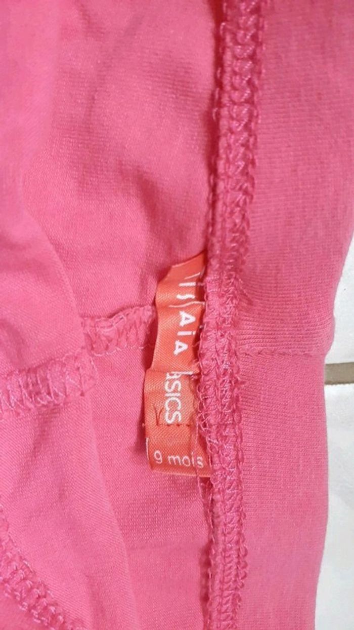 2 Leggings rose et blanc - photo numéro 3