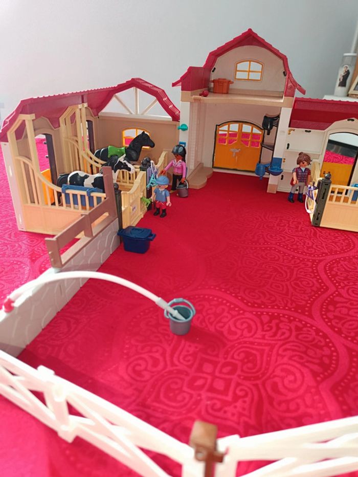 Belle Écurie-Playmobil-3 Box+cloture - photo numéro 2