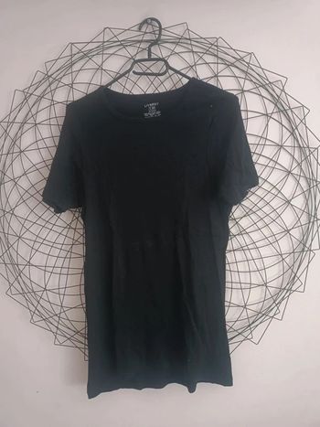 Tee shirt noir uni homme taille M