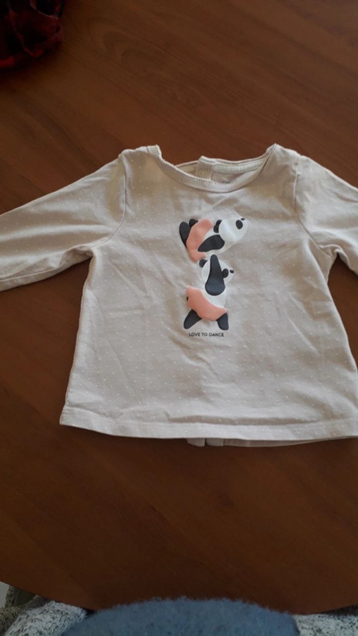 Lot de 2 tee-shirt Okaidi 6mois - photo numéro 7