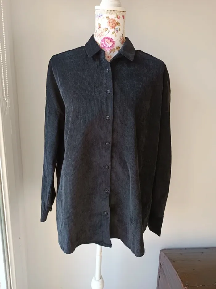 Chemise velours côtelé