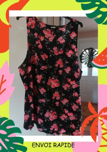 Jolie débardeur à fleurs