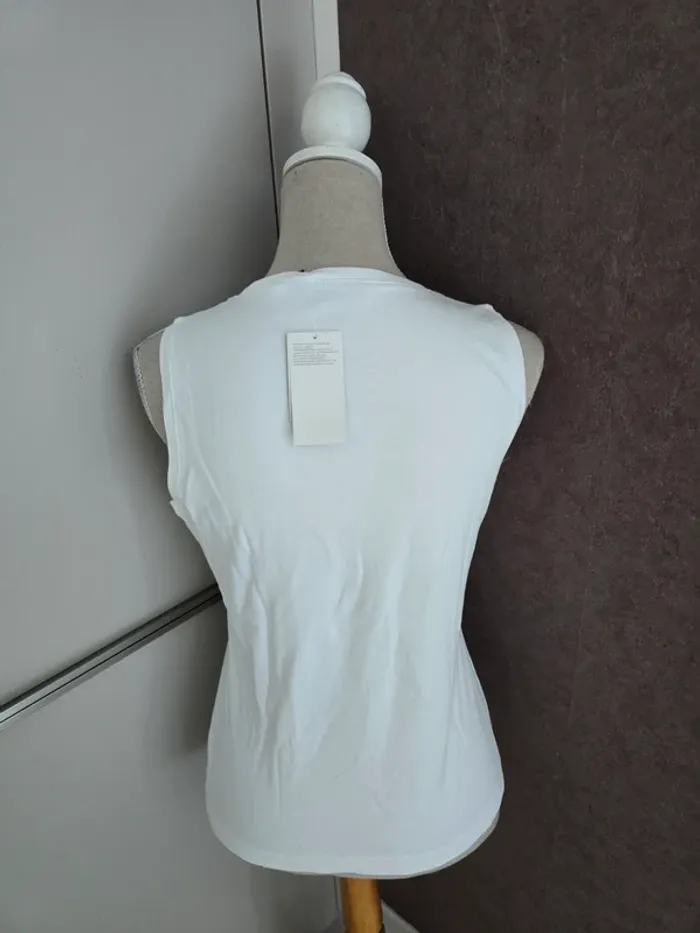 Débardeur blanc Mexx taille XL neuf avec étiquette - photo numéro 2