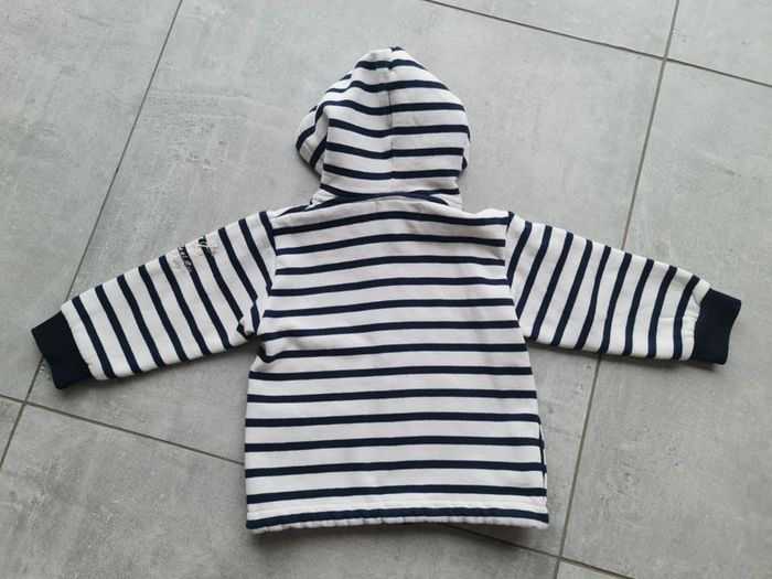 Gilet veste marinière 2 ans - photo numéro 2