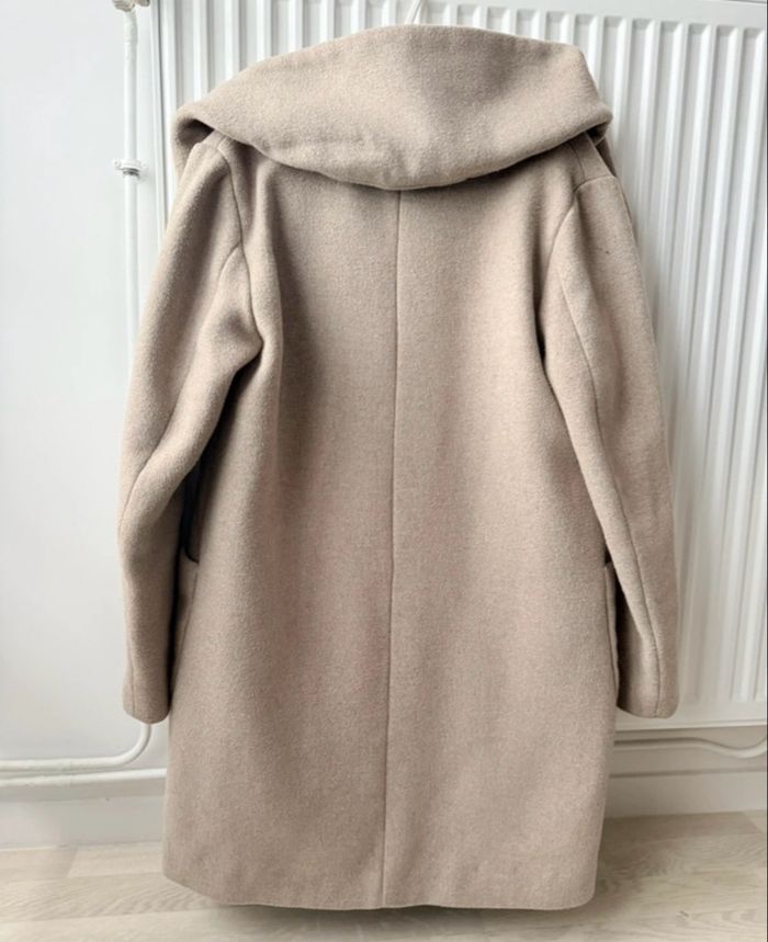 Manteau mi long beige - photo numéro 5