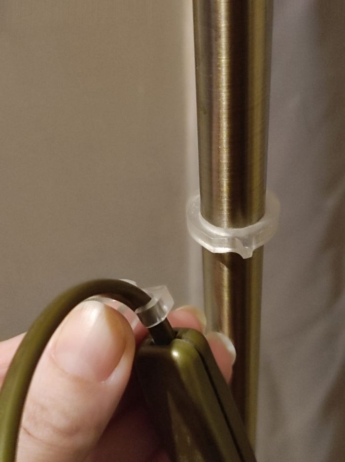 Lampadaire ancien doré - photo numéro 5