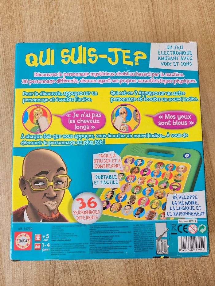Jeu electronique Qui est ce? - photo numéro 2