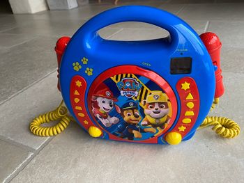 Lecteur CD karaoké Pat patrouille