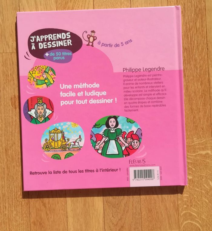 Livre J'apprends à dessiner les princesses - V92B - photo numéro 3