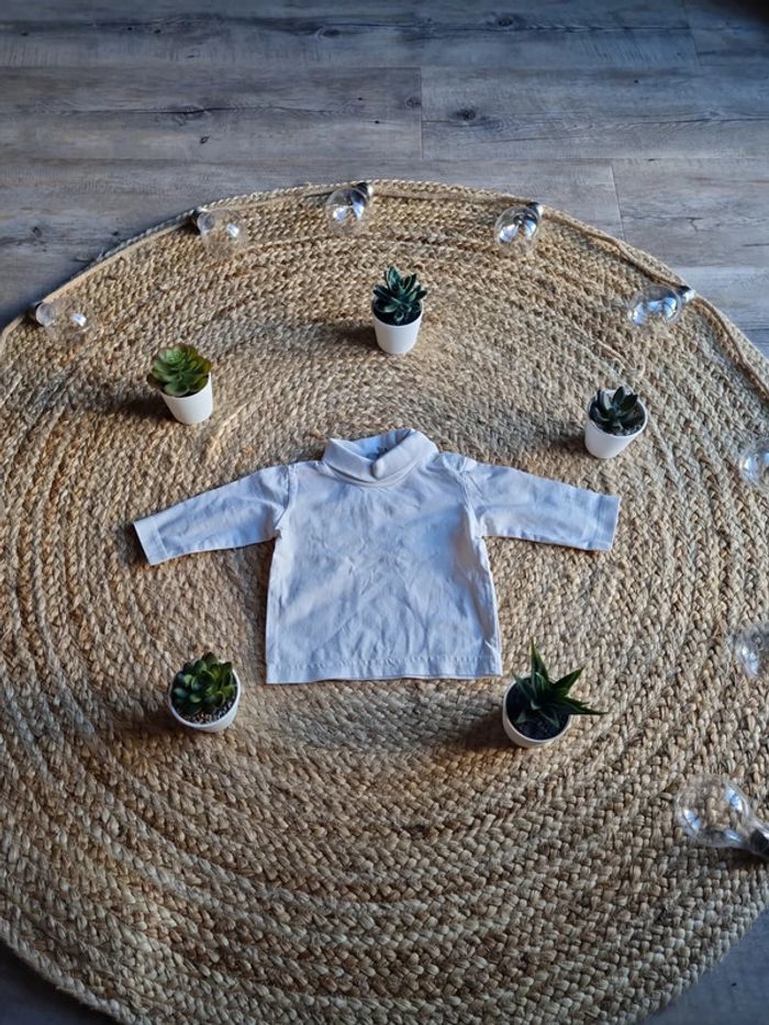 Col roulé fille 3 mois