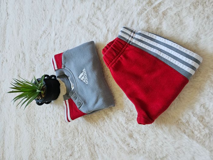🌟Adidas - Ensemble pull + pantalon - 9 mois "74cm"