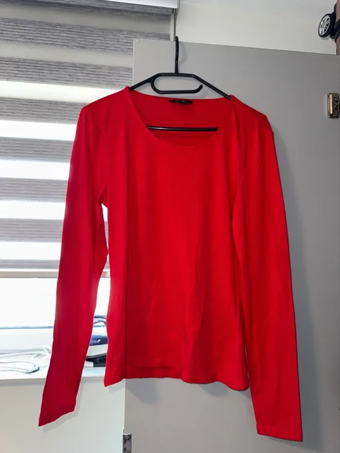 Blouse rouge taille L - photo numéro 3