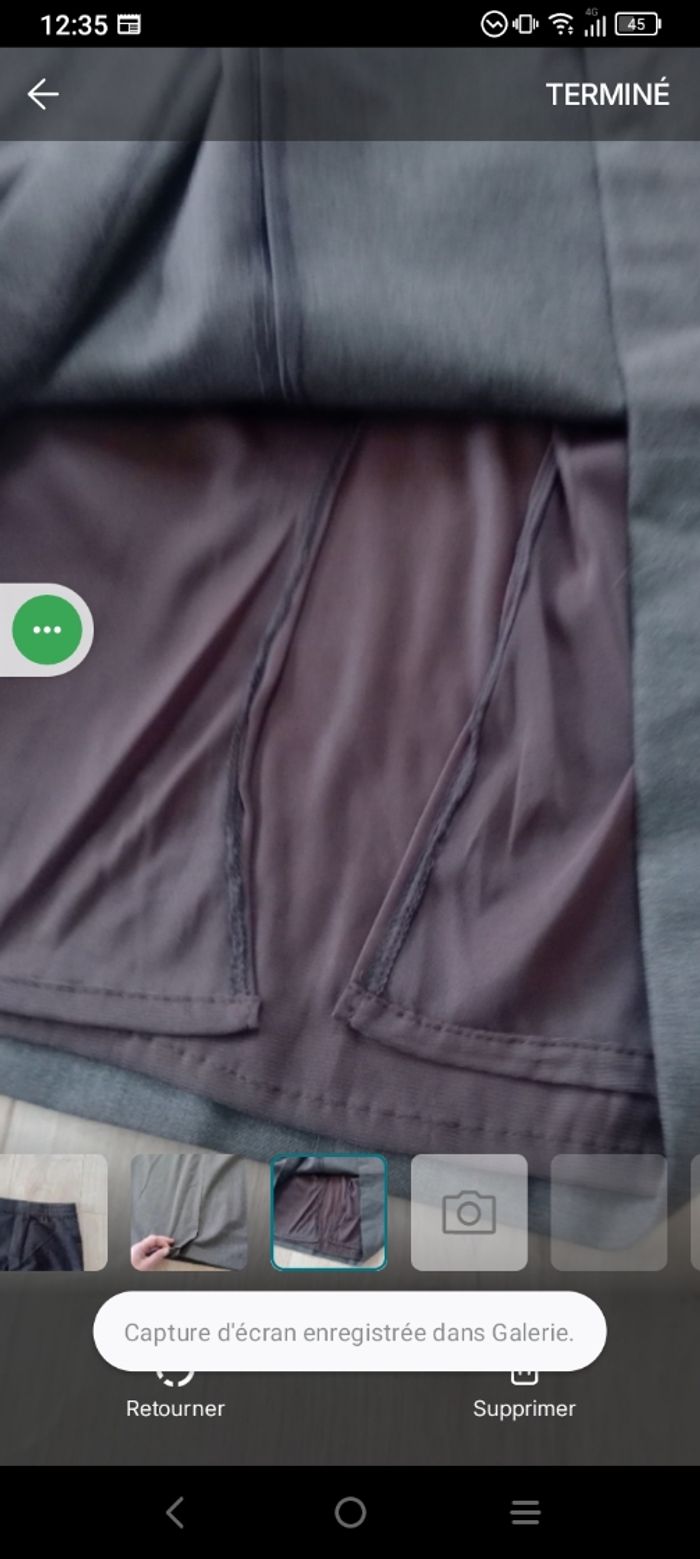 Jupe droite gelco taille 50 marron glacé c75 - photo numéro 10