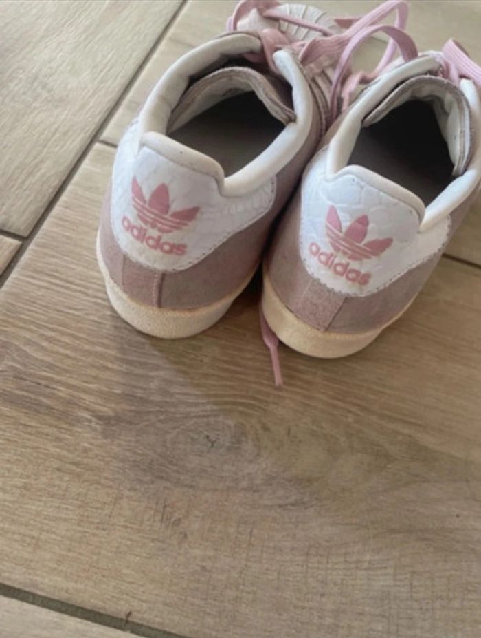 Baskets adidas superstar vieux rose - photo numéro 3