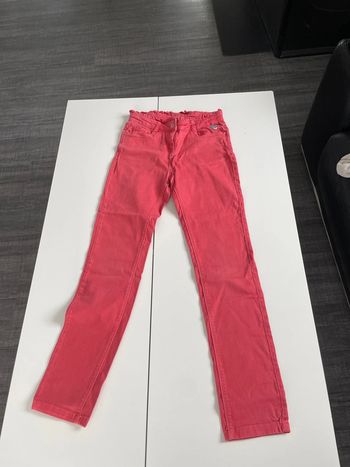 Pantalon rose/saumon taille 12 ans tape à l’œil