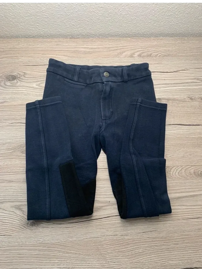 Pantalon d’équitation Fouganza 8 ans – Bleu Marine – Très bon état - photo numéro 2