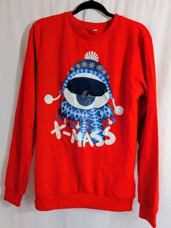 Pull de Noel Homme Rouge M