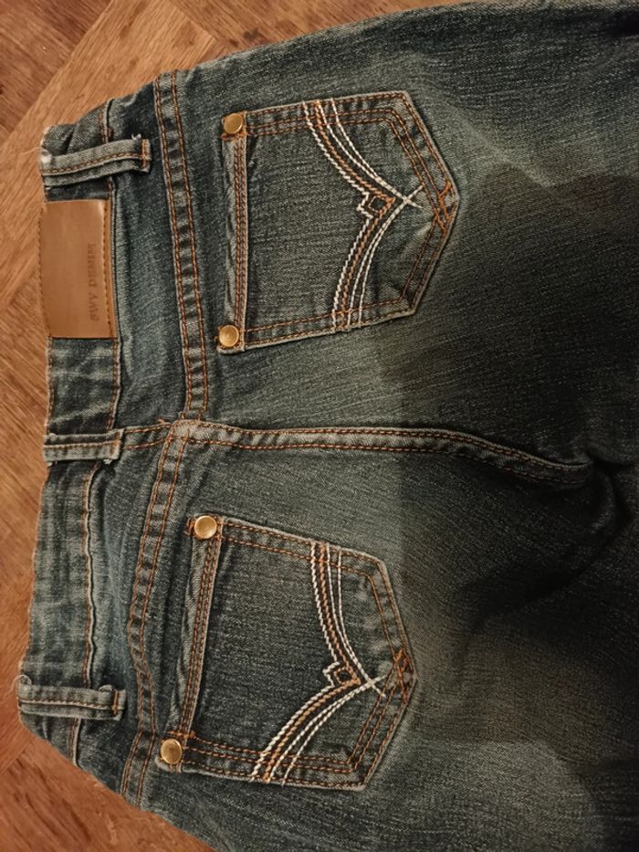 Jean effet délavé - photo numéro 2