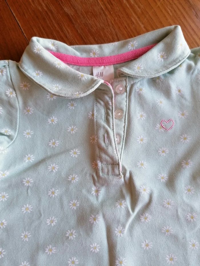 Polo marguerite H&m 18 mois - photo numéro 2