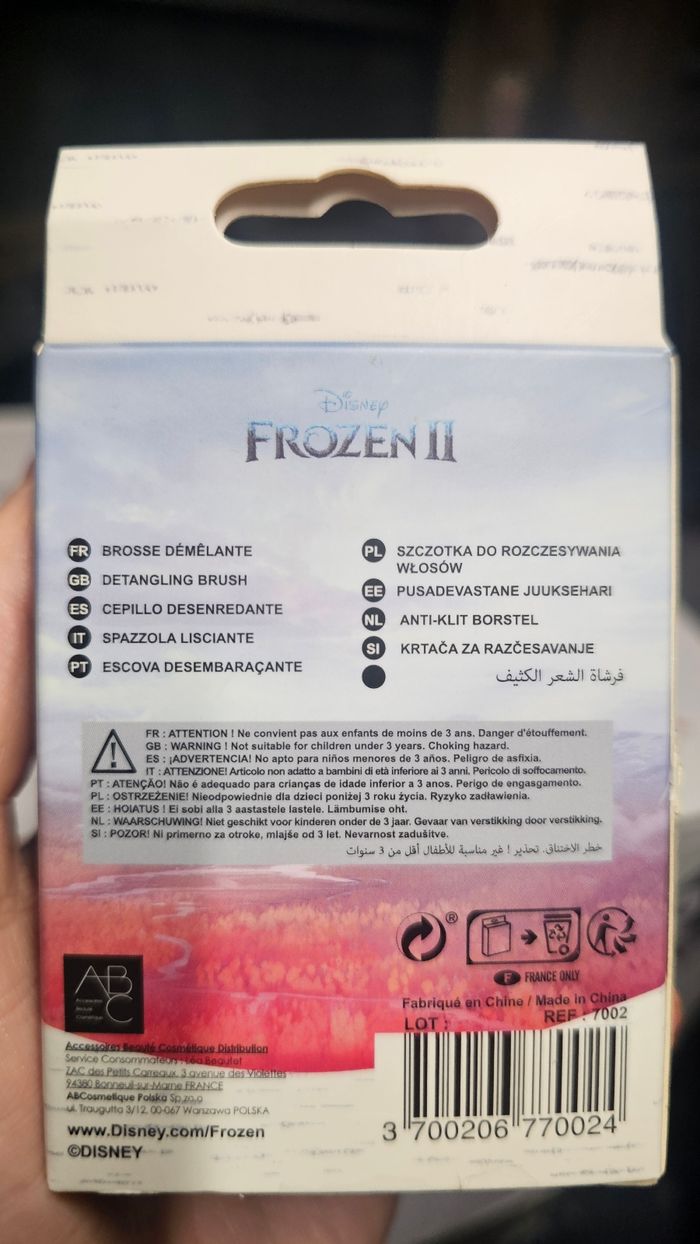 Brosse Demelante Frozen Reine des Glaces - photo numéro 2