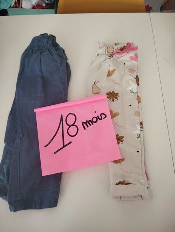 Un pantalon et un jogging