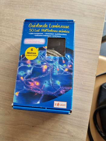 Guirlande lumineuse multicolores  animées