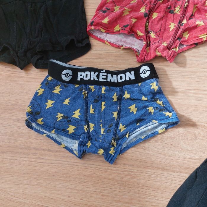 Lot de 5 boxers pokémon taille 4-5 ans - photo numéro 4