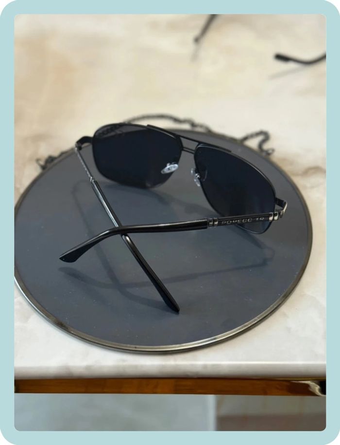 Lunette de soleil aviateur noire - photo numéro 4