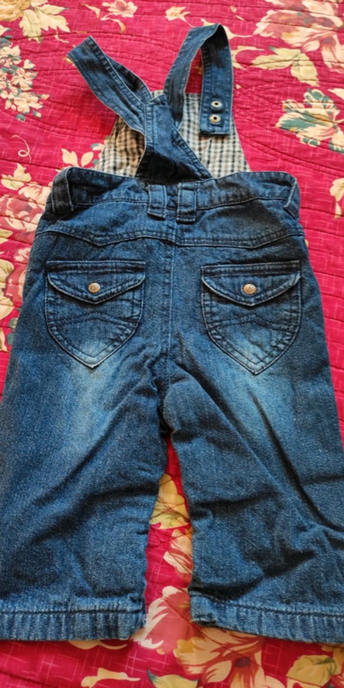Salopette jean CARS 6 mois - photo numéro 3