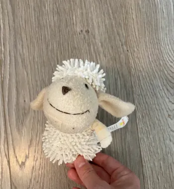 Doudou blanc mouton