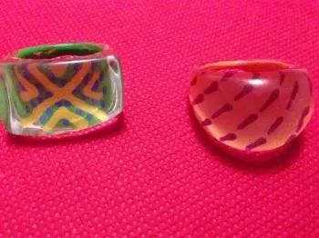 Lot de 2 bagues