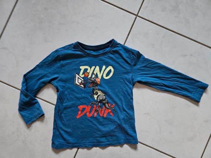 T-shirt ml garçon 3/4 ans Dino Primark u35