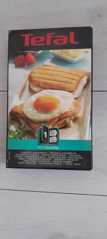 Plaques croque monsieur Tefal