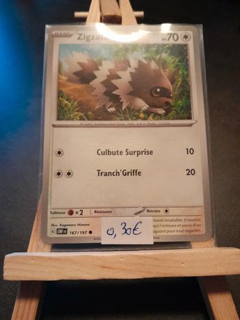 Carte Pokémon Zigzaton 167/197
