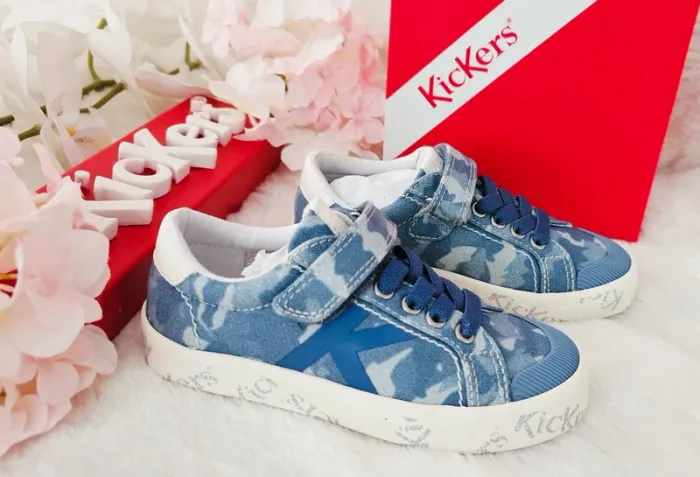 Baskets Sneakers Tennis Scratch Élastique Kickers T25