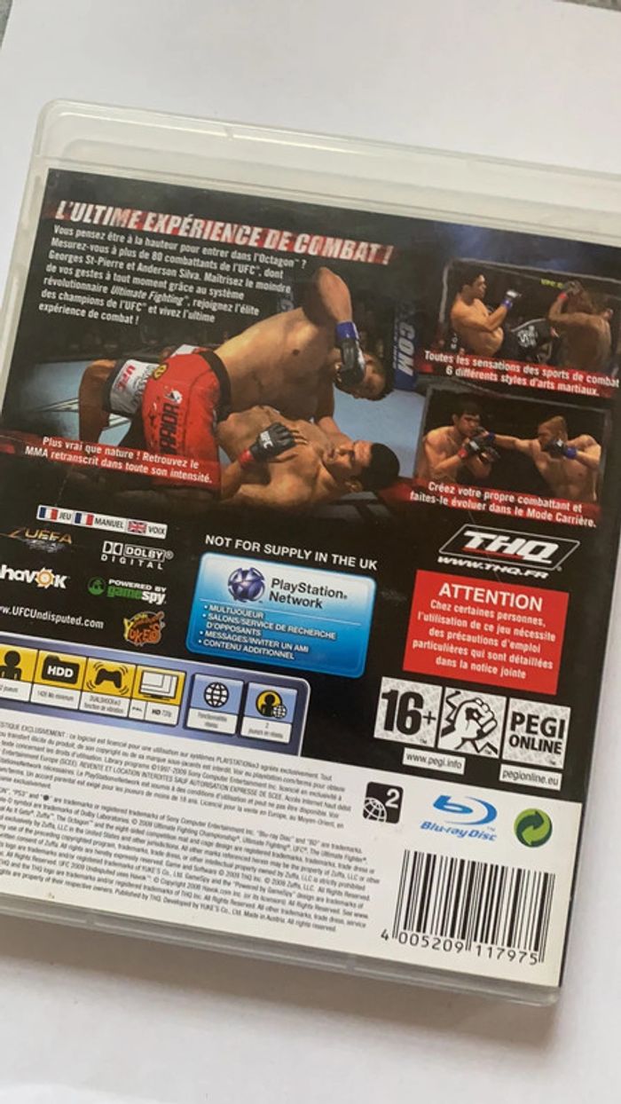 ufc undisputed 2009 ps3 - photo numéro 3