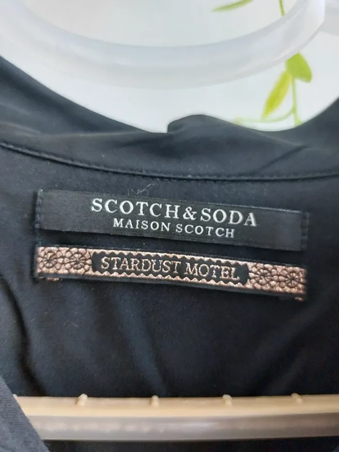 Chemise Scotch & Soda – S – Noir Brodé – État : Excellent - photo numéro 6