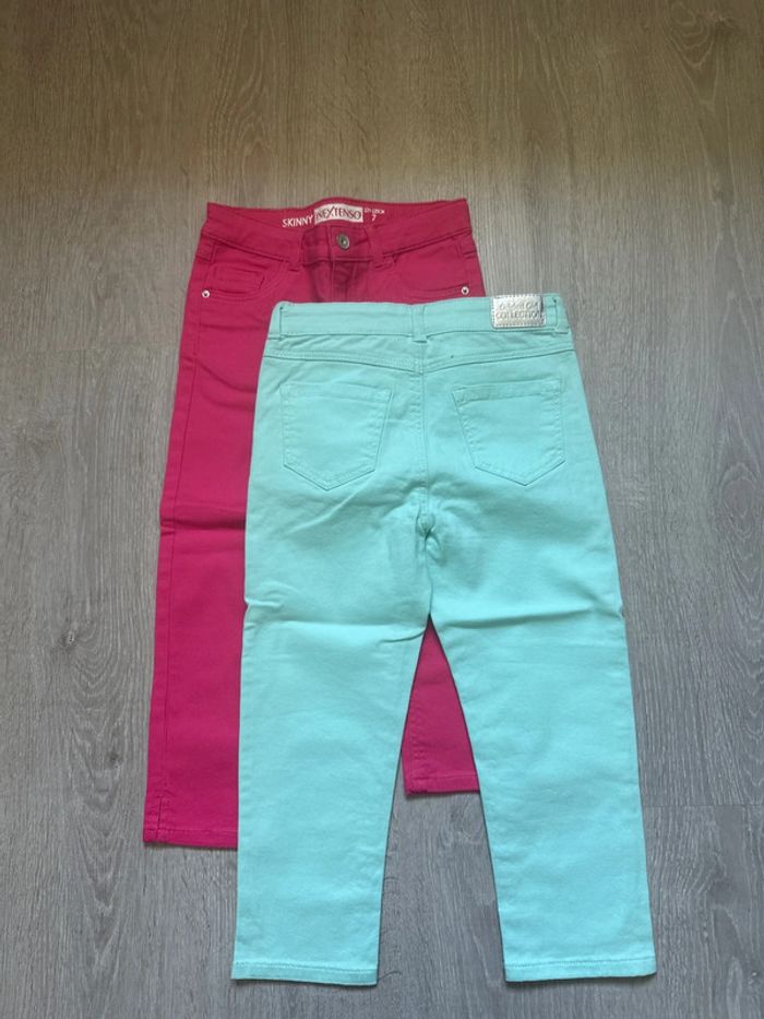 Lot de 2 Pantacourt fille  7 ans neufs - photo numéro 4