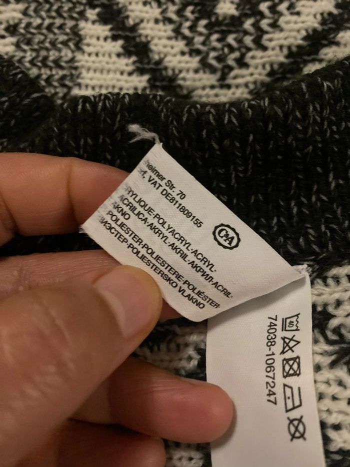 Superbe Pull Poncho Taille M - photo numéro 10