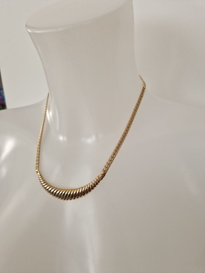 Collier vintage dorée - photo numéro 4