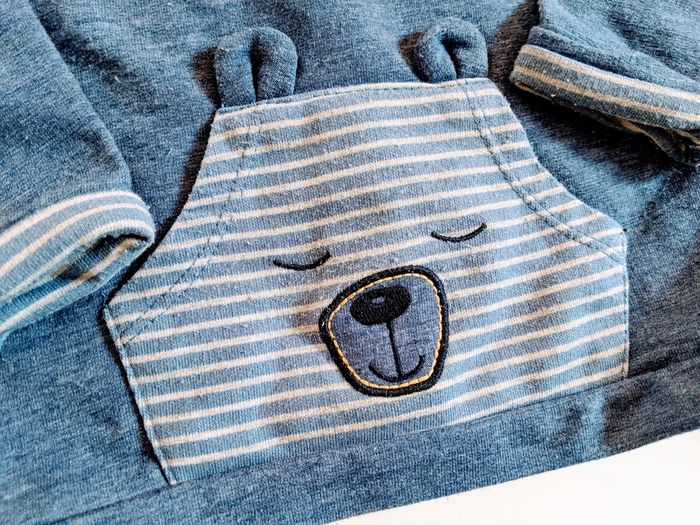Lot de 2 pull sweat ourson Tex et In extenso 18 mois 81 cm - photo numéro 3