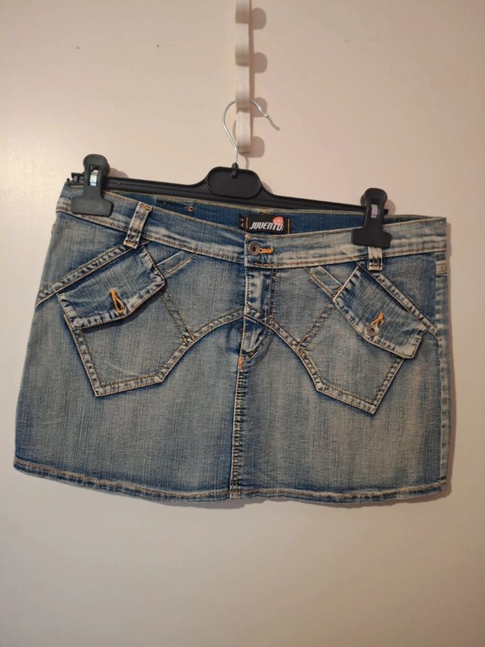 Mini jupe en jeans - taille 42 - photo numéro 3